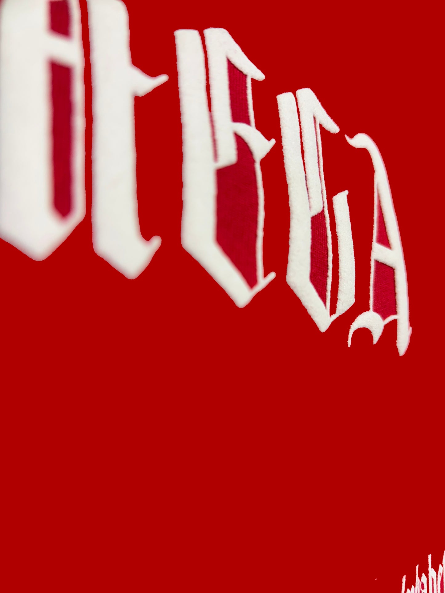 Omega Ω : Red Oversize T-shirt