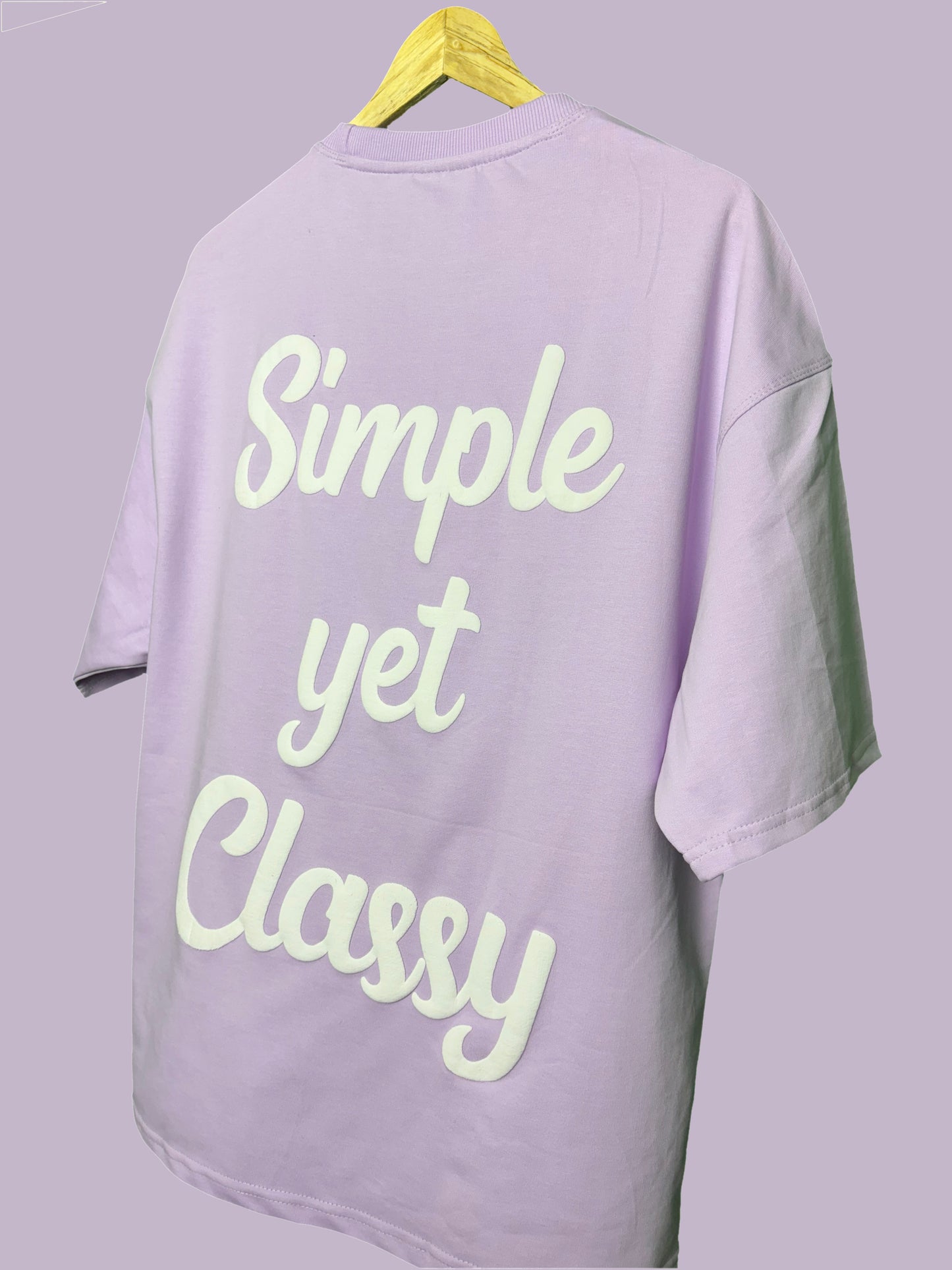 Simple yet classy | Oversize T-shirt | Lavender