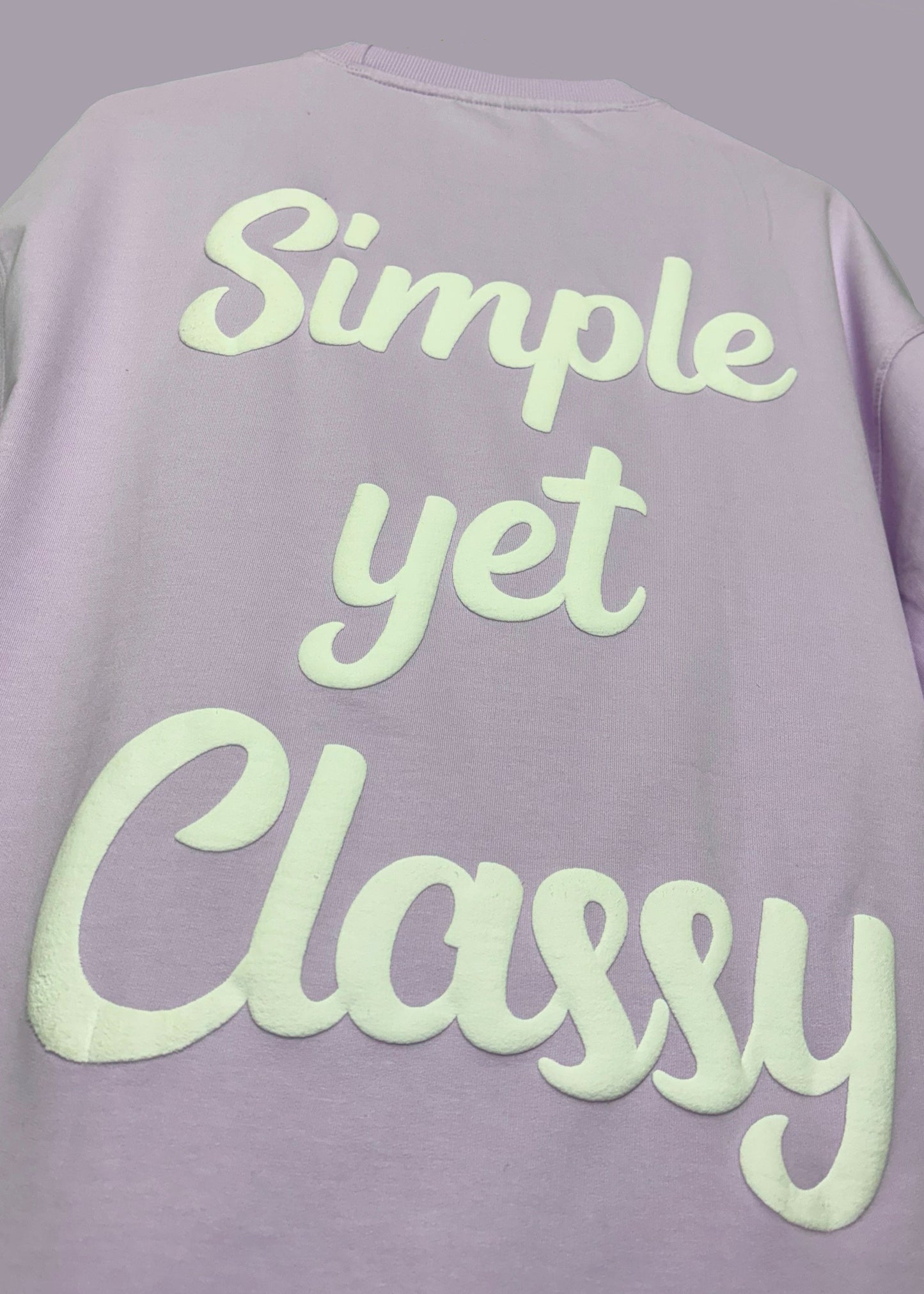 Simple yet classy | Oversize T-shirt | Lavender