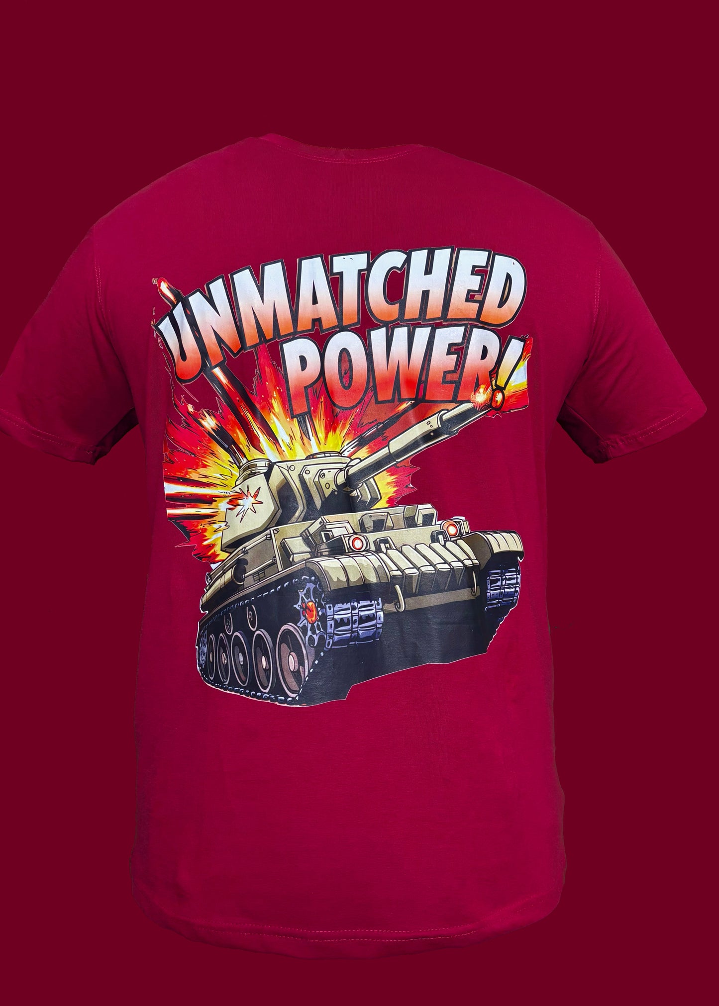Unmatched Power | Maroon T-shirt