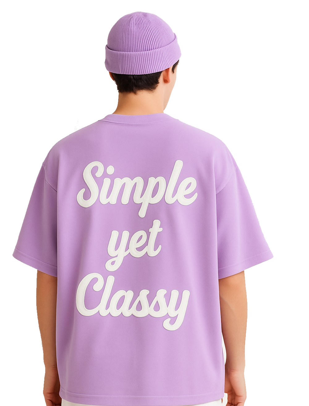 Simple yet classy | Oversize T-shirt | Lavender