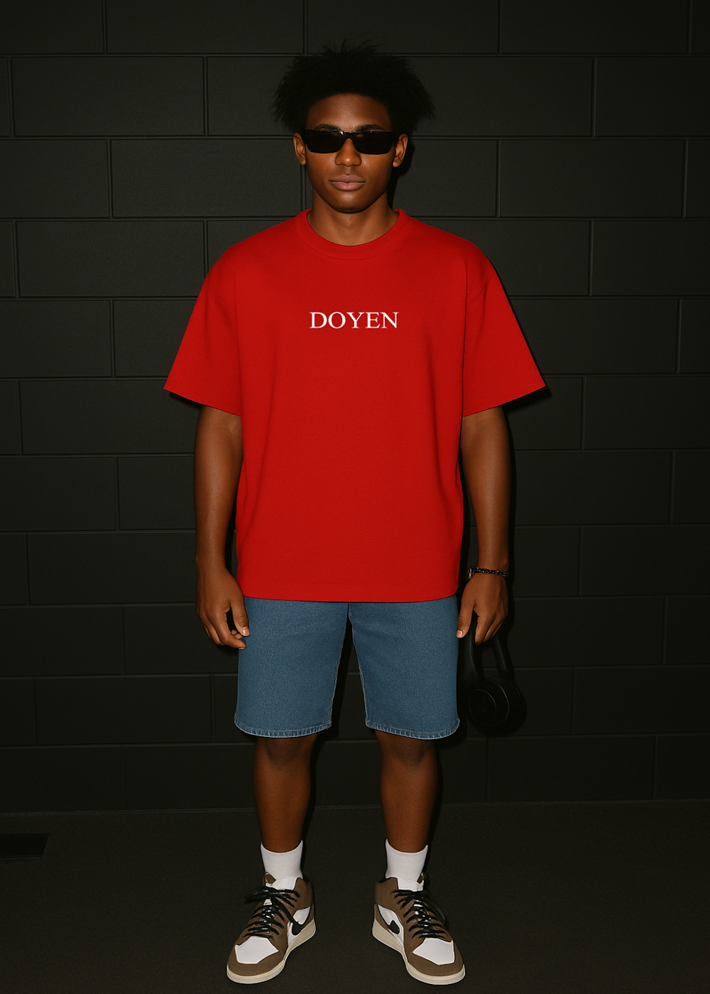 Omega Ω : Red Oversize T-shirt