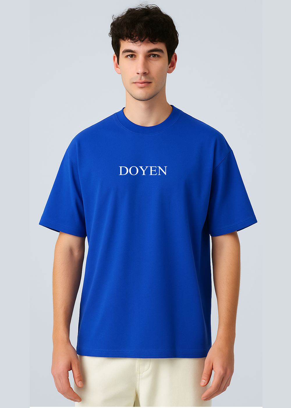 Unbothered | Royal Blue Oversize T-shirt