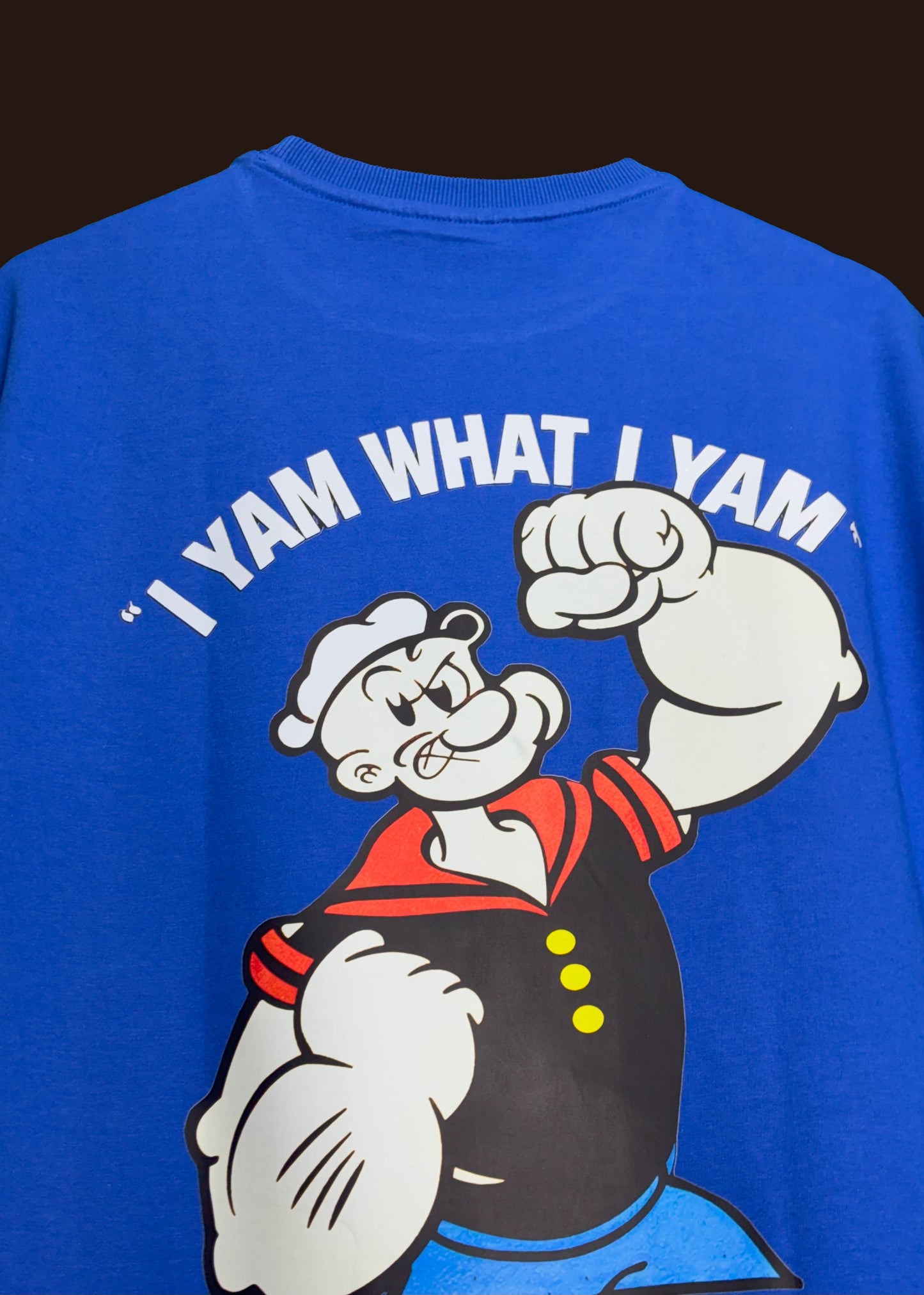 Unbothered | Royal Blue Oversize T-shirt