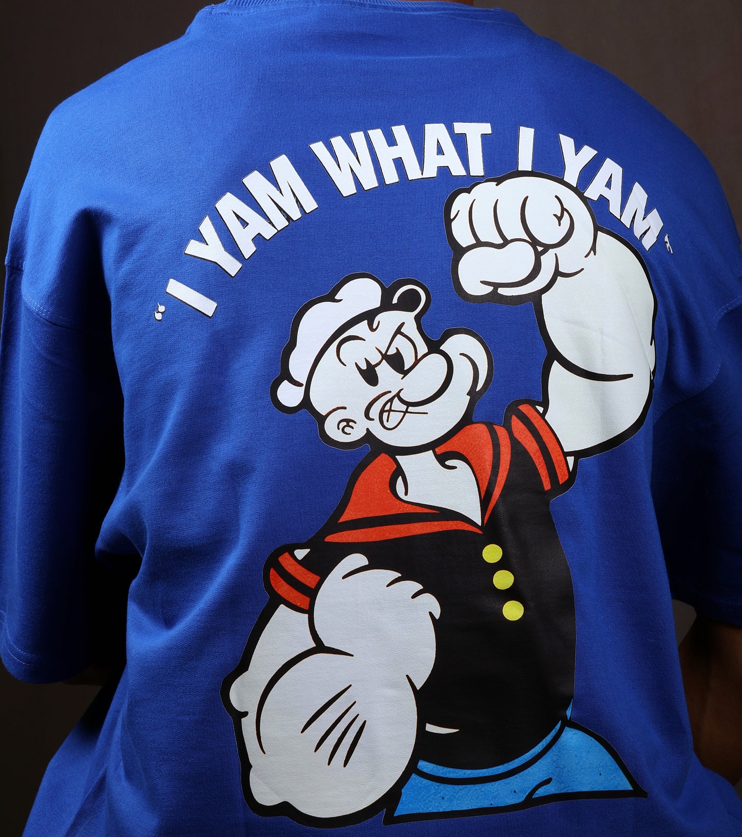 Unbothered | Royal Blue Oversize T-shirt