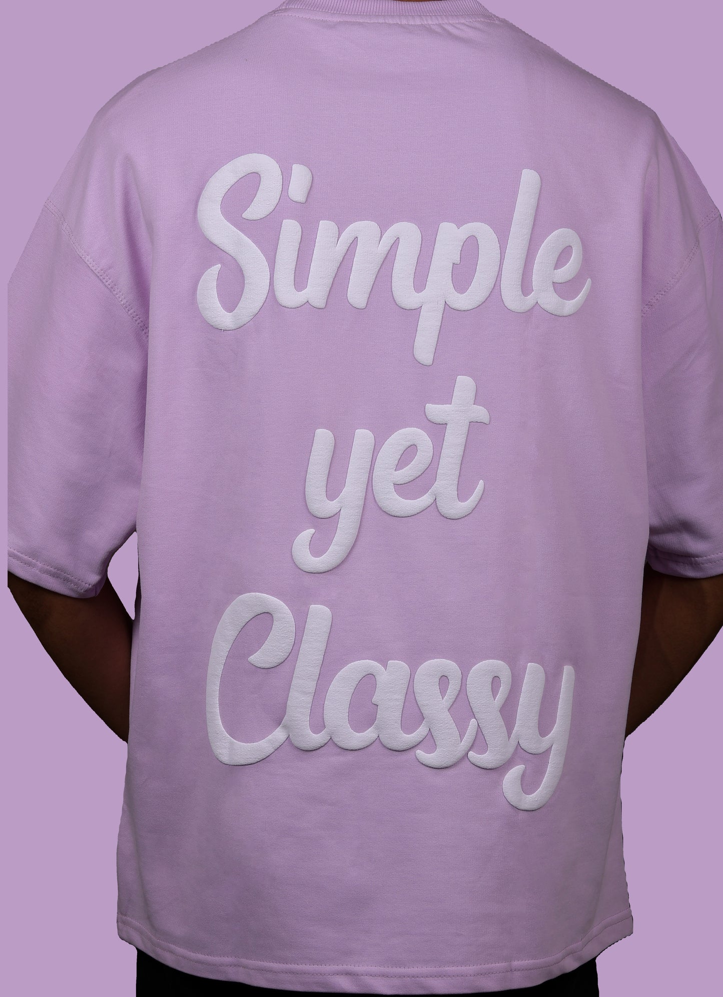 Simple yet classy | Oversize T-shirt | Lavender