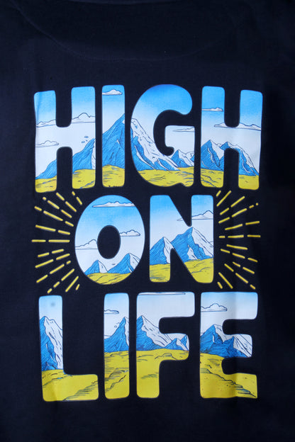 High On Life | Navy Blue Hoddie