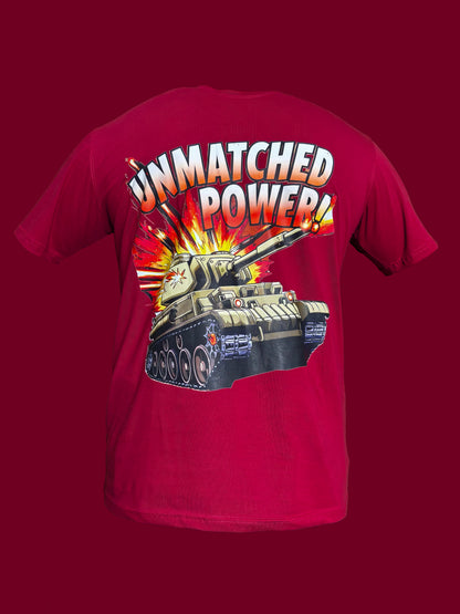 Unmatched Power | Maroon T-shirt