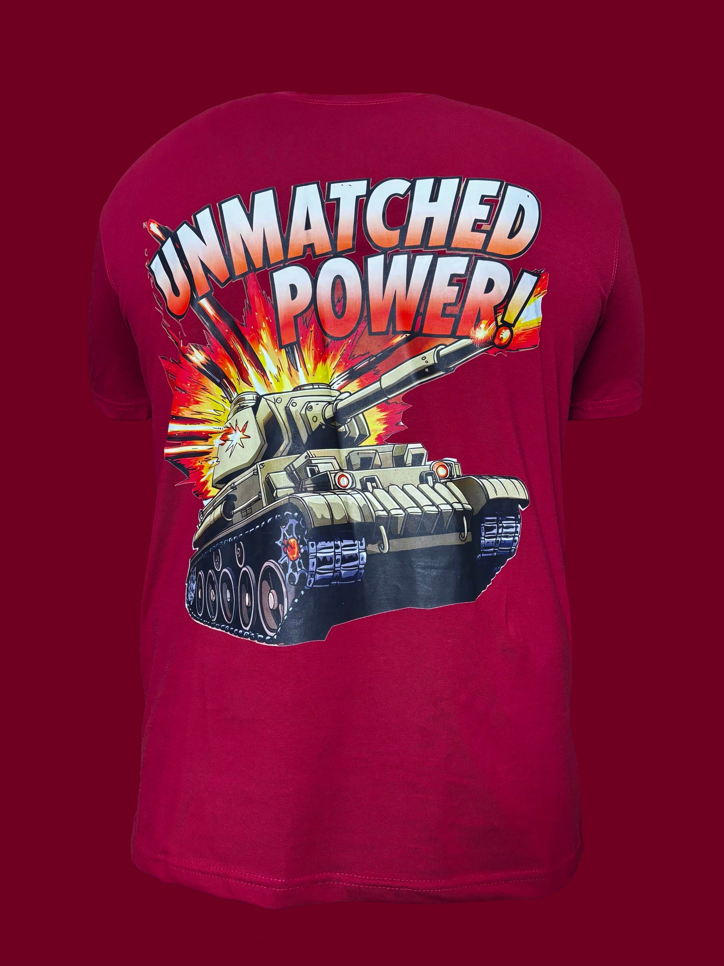 Unmatched Power | Maroon T-shirt