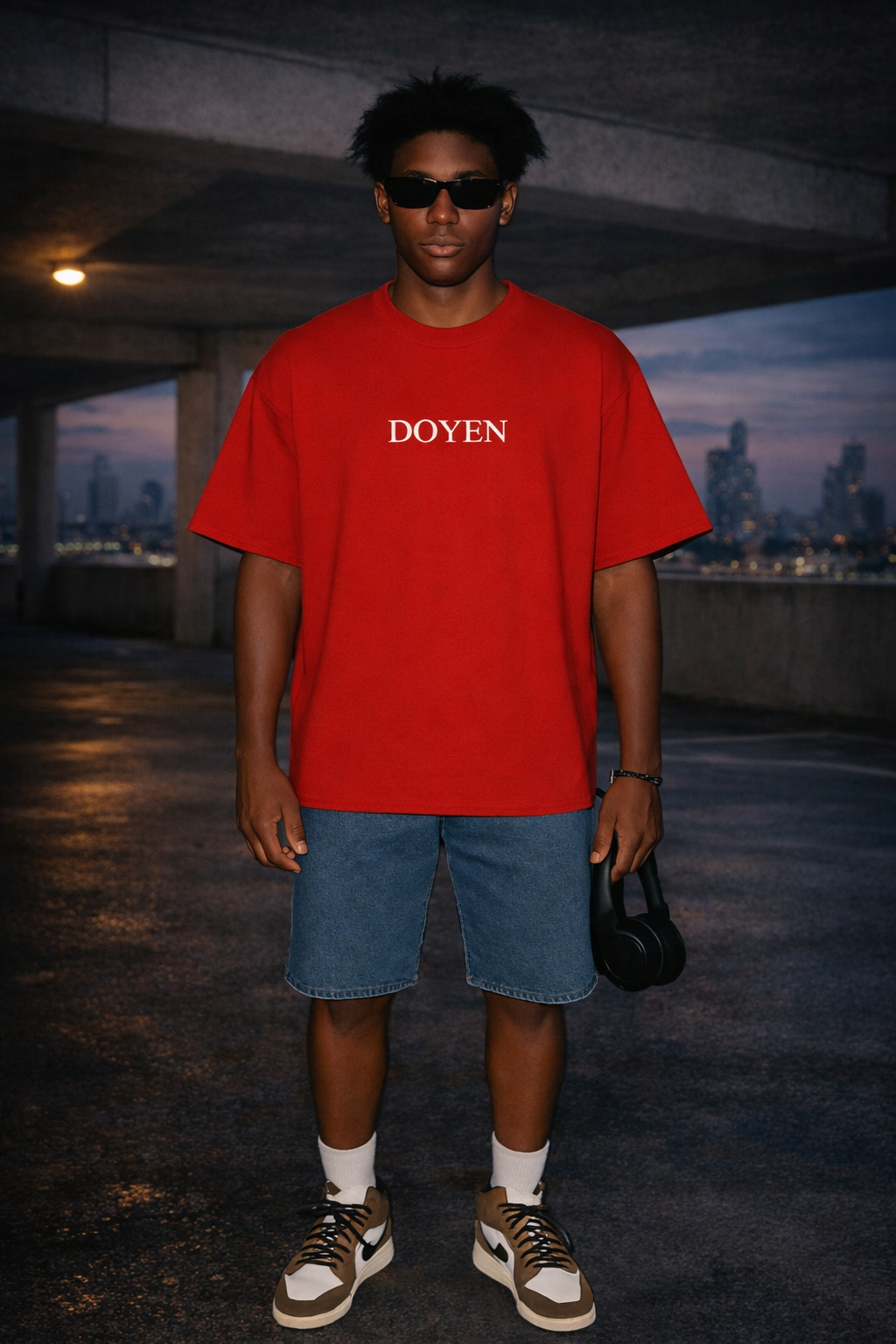 Omega Ω : Red Oversize T-shirt