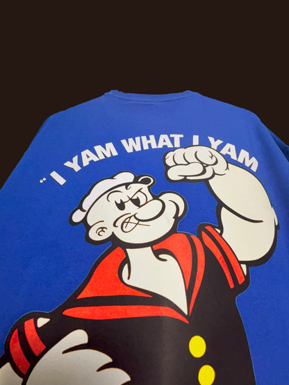 Unbothered | Royal Blue Oversize T-shirt