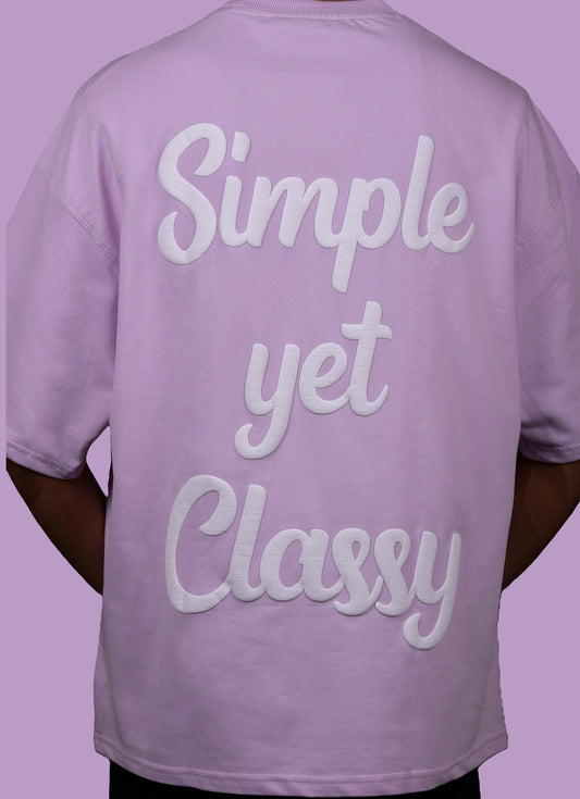 Simple yet classy | Oversize T-shirt |  Lavender